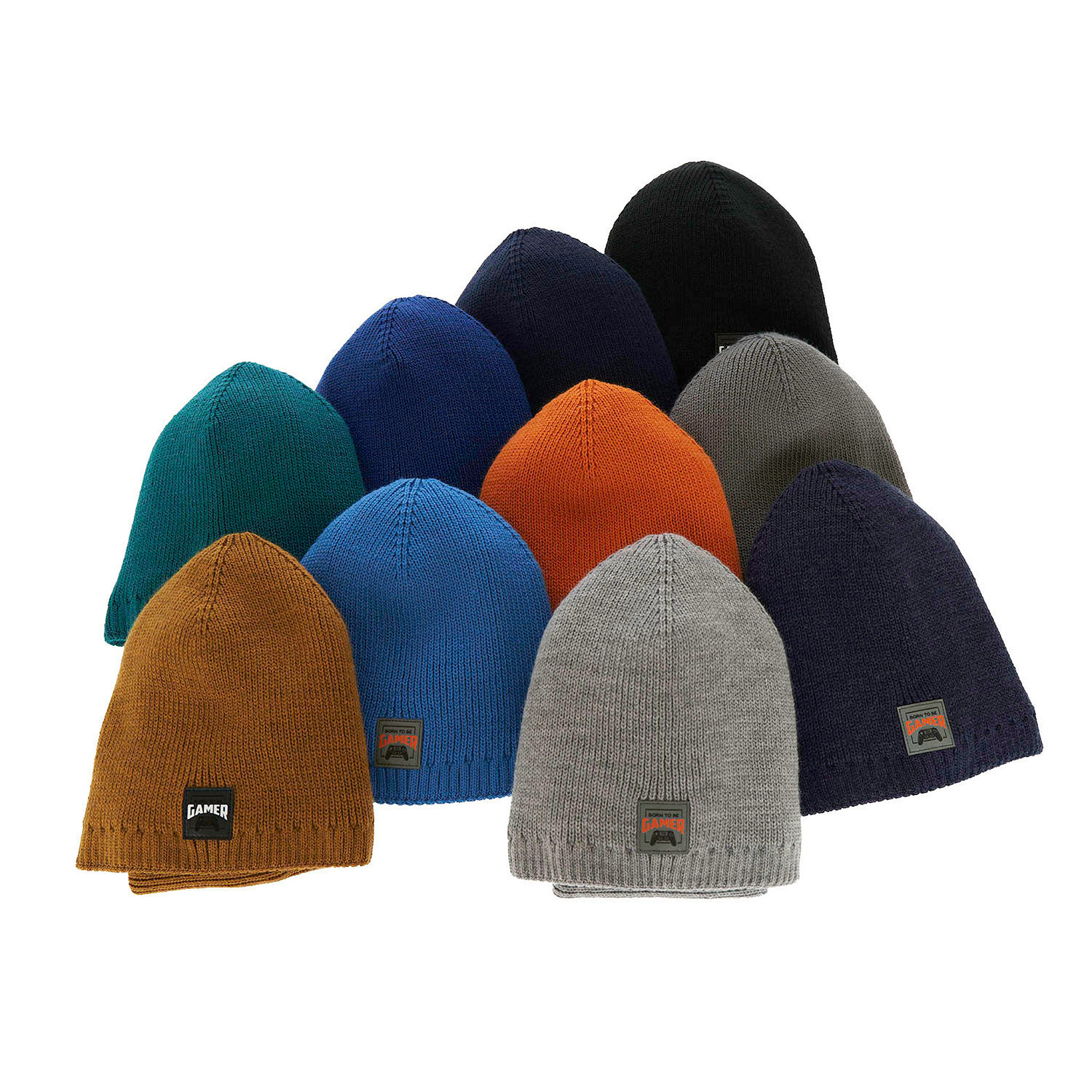 Czapka i komin dla chłopca zimowy komplet, niebieski Gami