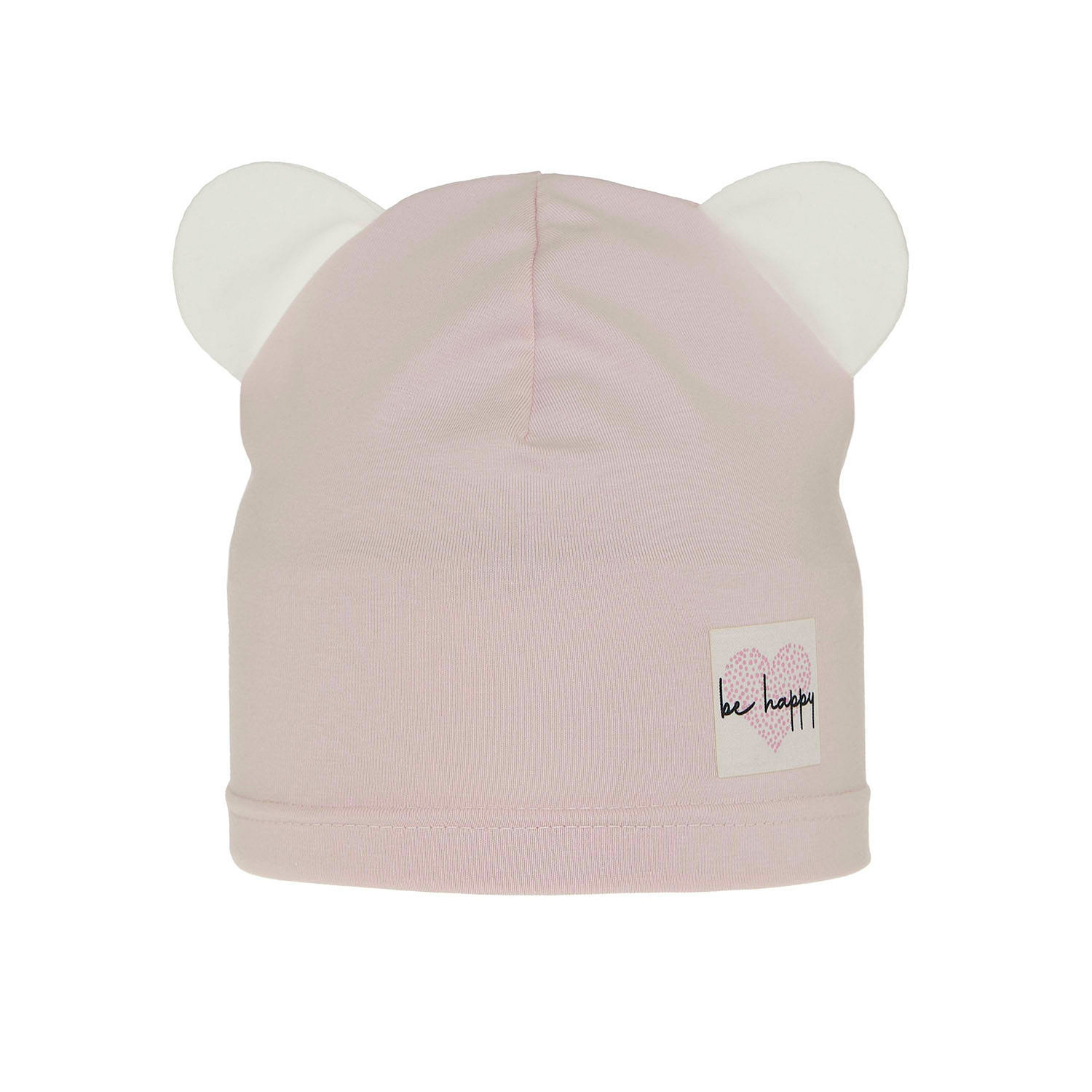 Czapka bawełniana dla dziewczynki jesienna, wiosenna, różowa, bawełniana Joga