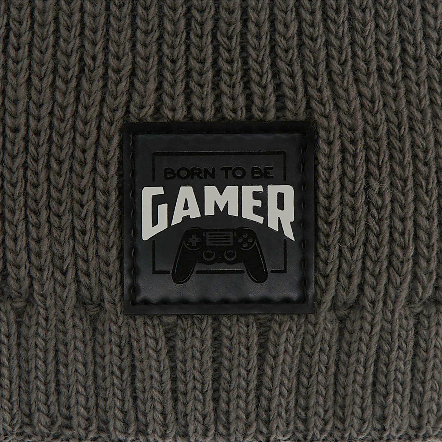 Czapka i komin dla chłopca zimowy komplet, niebieski Gami