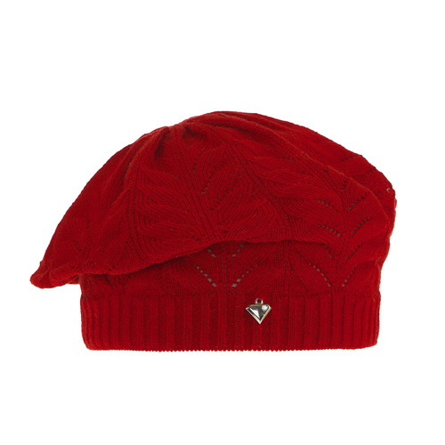 Beret dla dziewczynki jesienny, wiosenny, czerwony, Alper