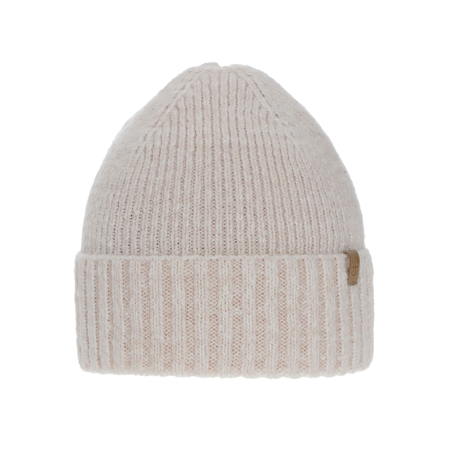 Czapka zimowa damska, różowa, z wełną merino Alvara