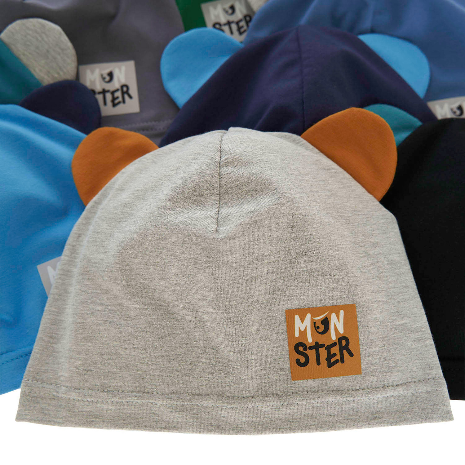 Czapka jesienna, wiosenna dla chłopca, zielona, bawełniana Jugo