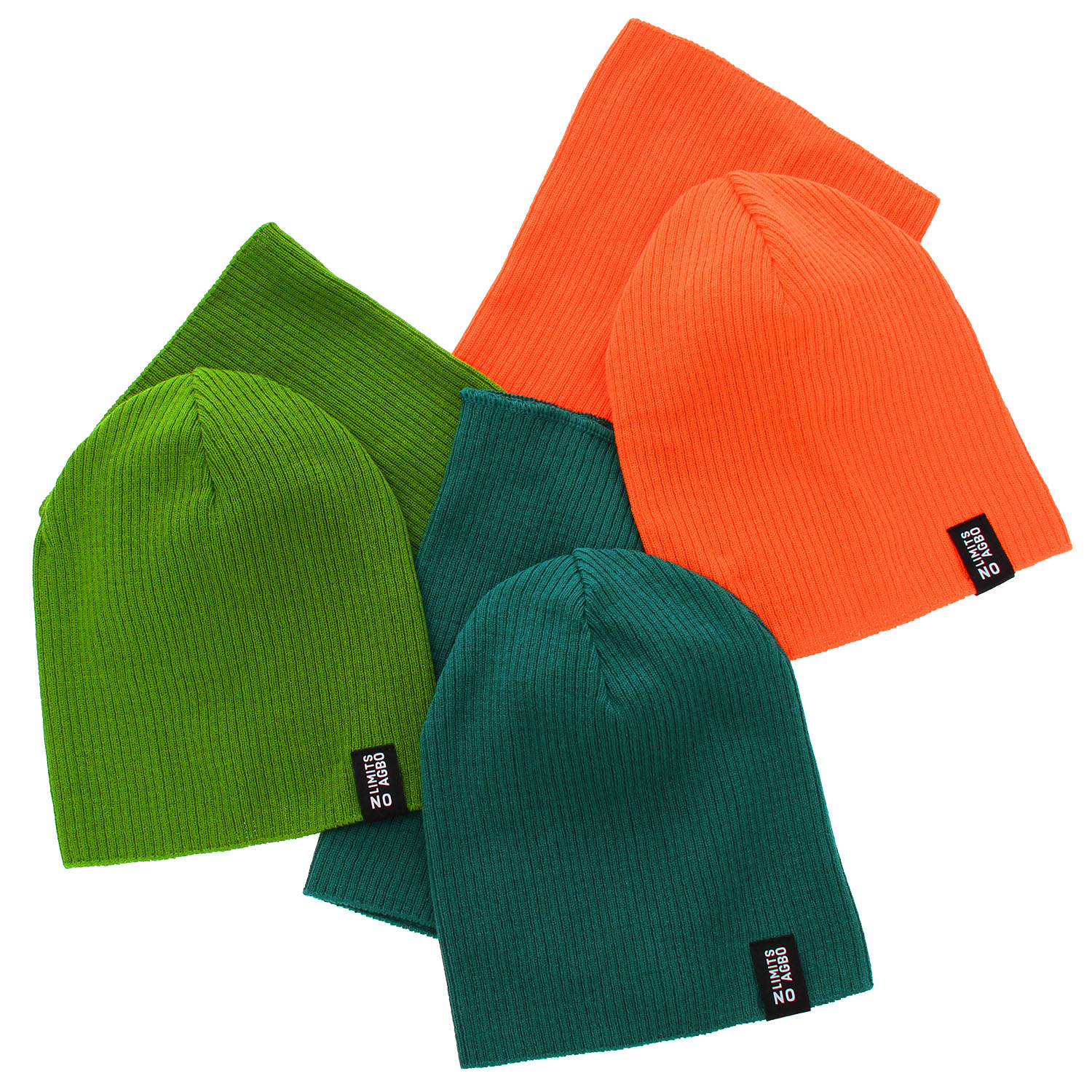 Czapka i komin dla chłopca jesienny, wiosenny komplet, z bawełną, szmaragdowy Tunis