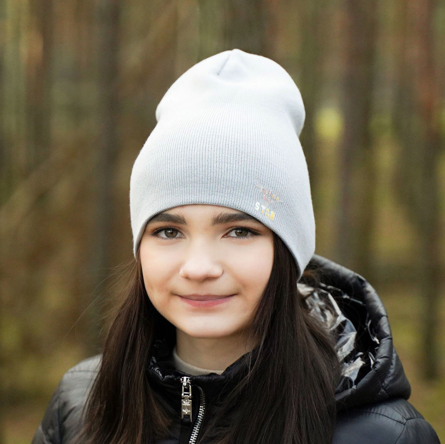 Czapka zimowa dla dziewczynki, różowa, Estrela