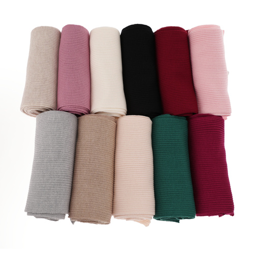 Szalik zimowy damski, zielony, 100% wełniany merino, Jessica