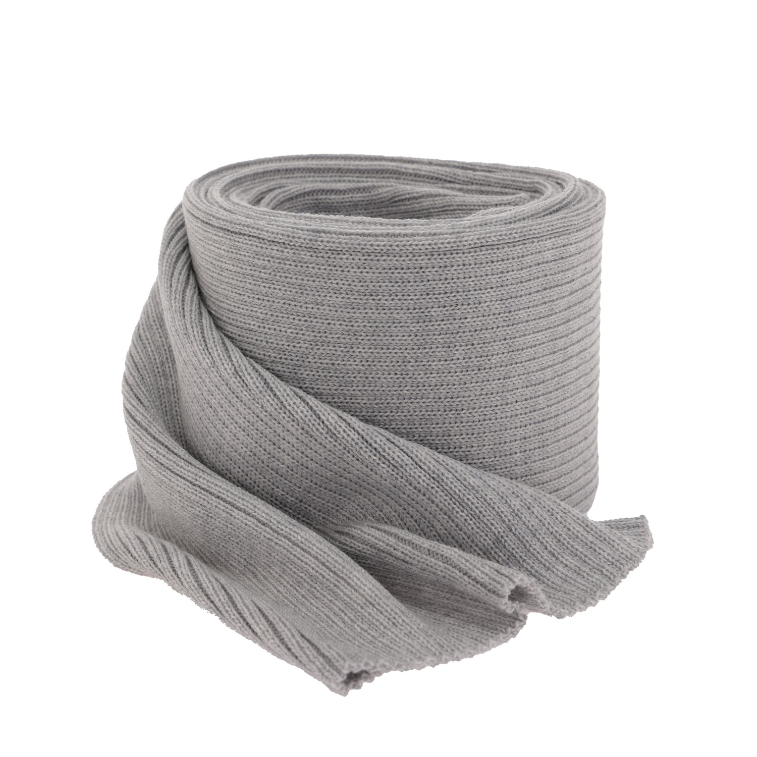 Szalik zimowy damski, szary, 100% wełniany merino Jessica