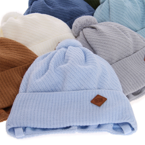 Czapka jesienna, wiosenna dla chłopca, khaki, wiązana Halmin