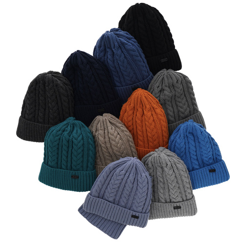 Czapka i komin dla chłopca zimowy komplet, beżowy Colins