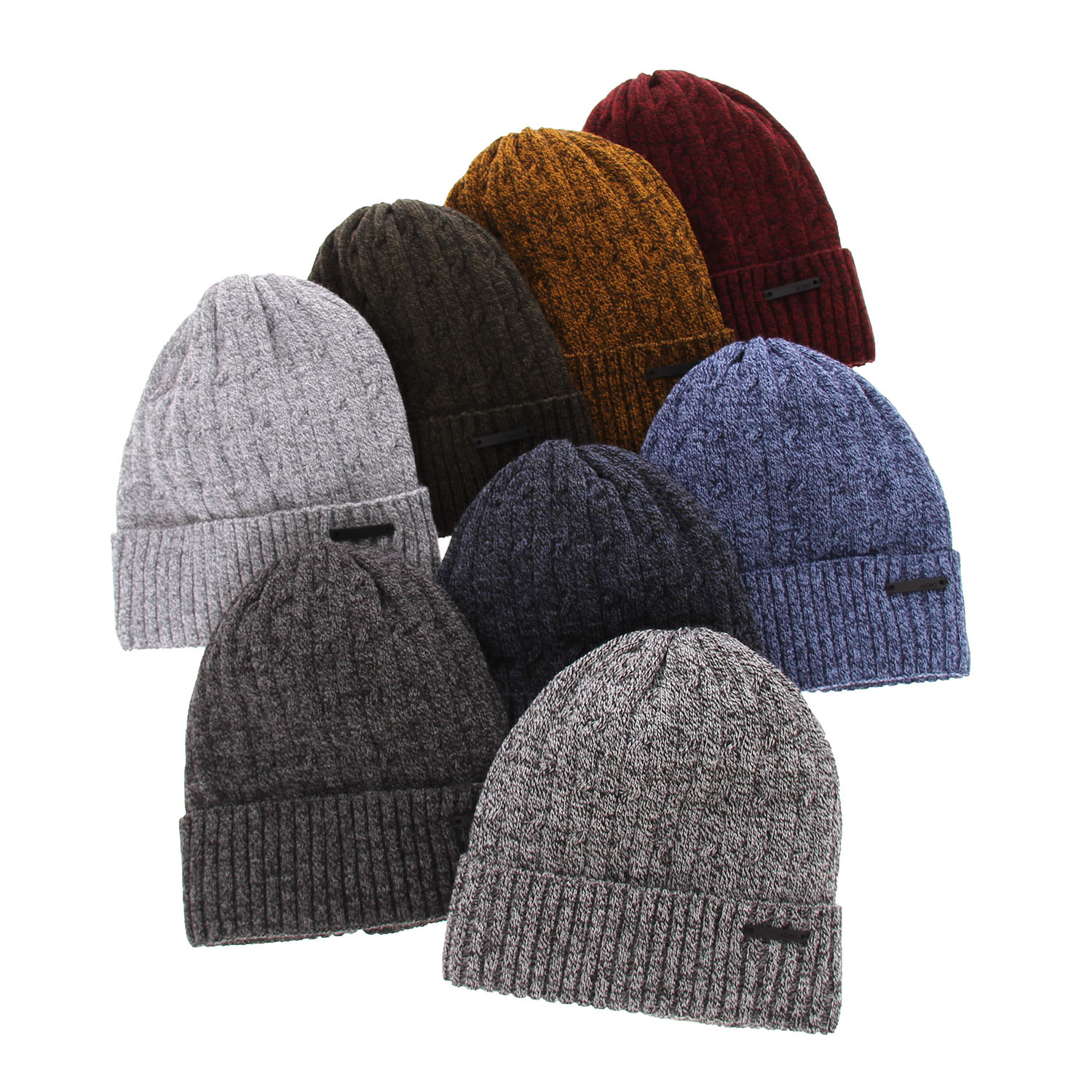 Czapka zimowa męska, khaki, Mishel