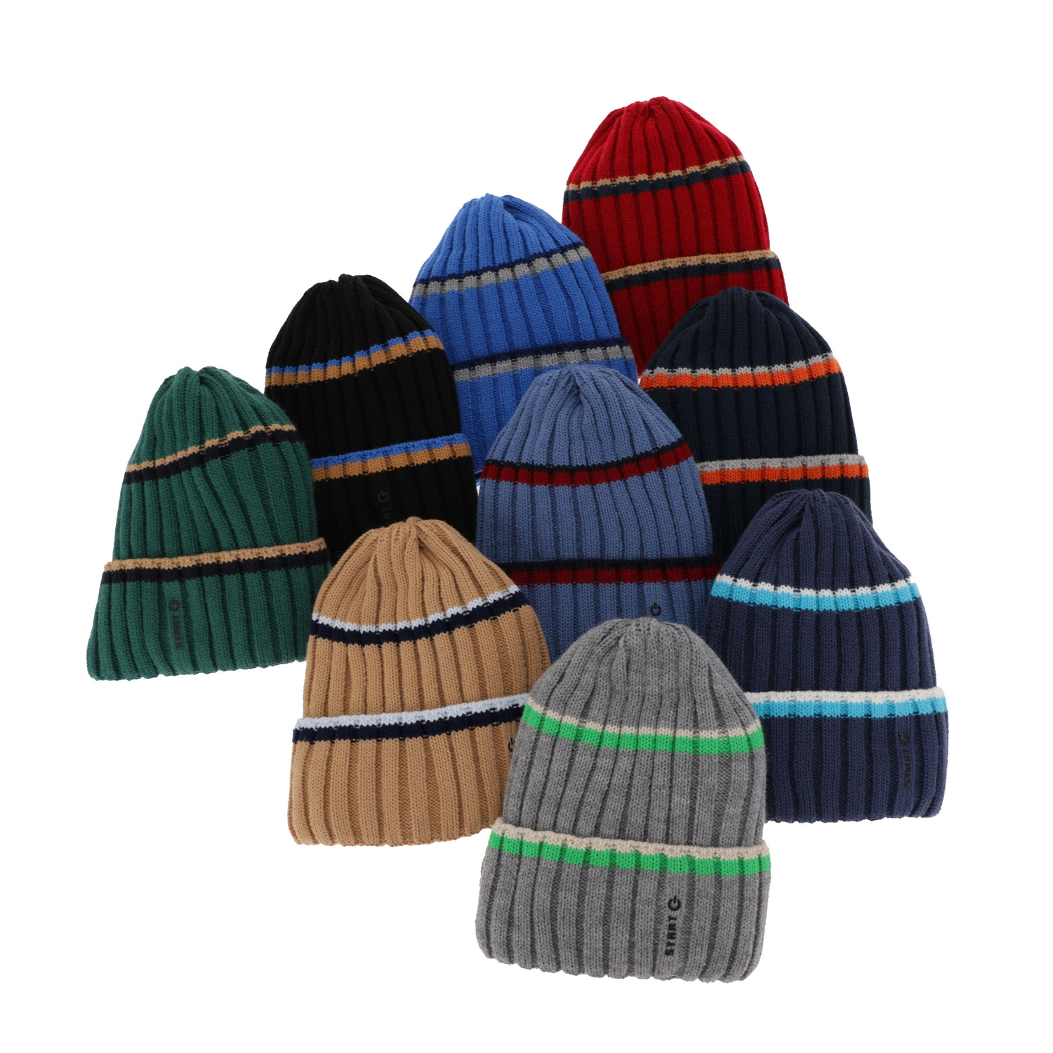 Czapka i komin dla chłopca zimowy komplet, niebieski Bastien