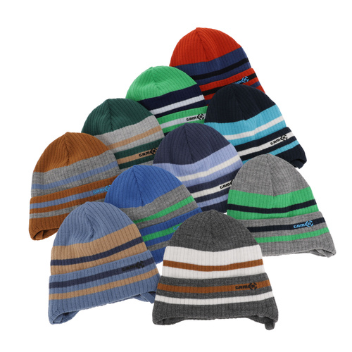 Czapka jesienna, wiosenna dla chłopca, pomarańczowa, wiązana Oleander