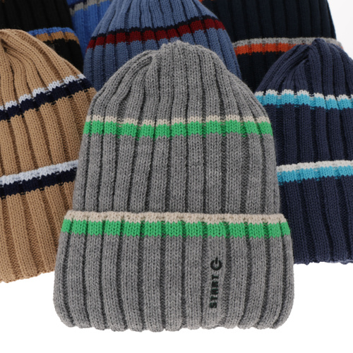 Czapka i komin dla chłopca zimowy komplet, niebieski Bastien