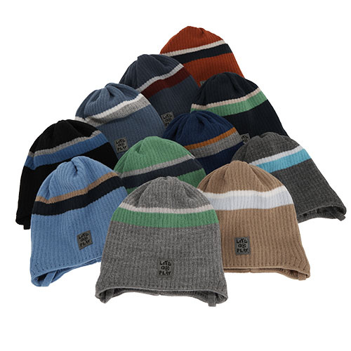 Czapka jesienna, wiosenna dla chłopca, camel, wiązana Oliver