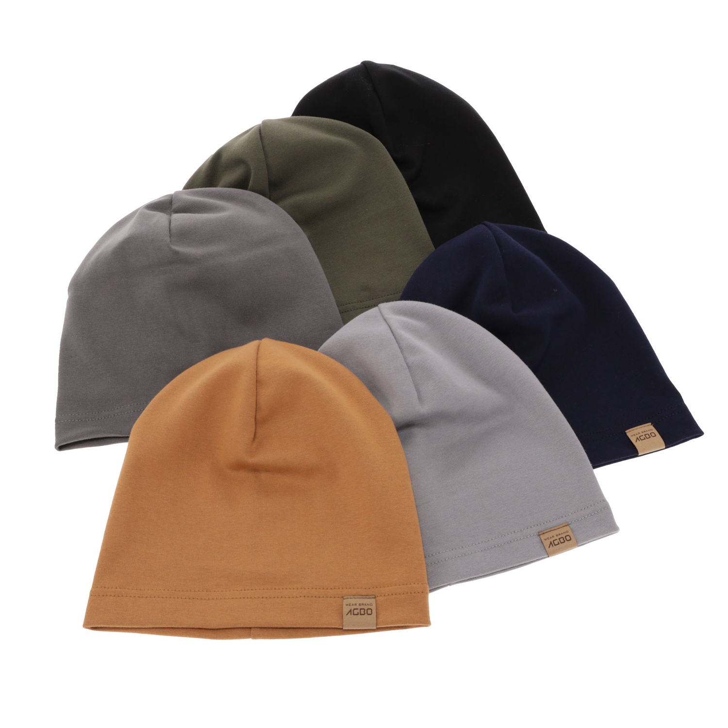 Czapka jesienna, wiosenna męska, camel, bawełniana Bremus