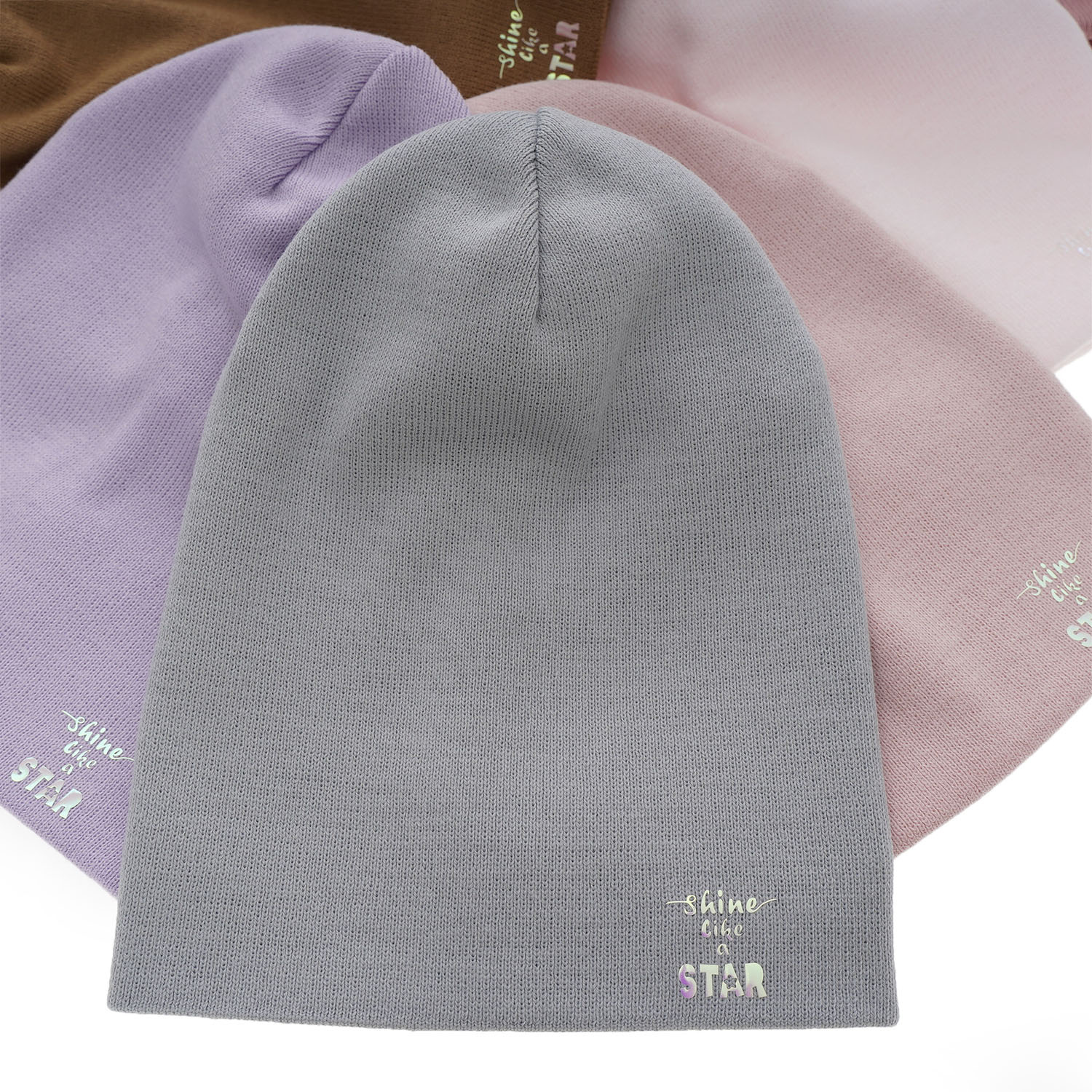 Czapka zimowa dla dziewczynki, różowa, Estrela