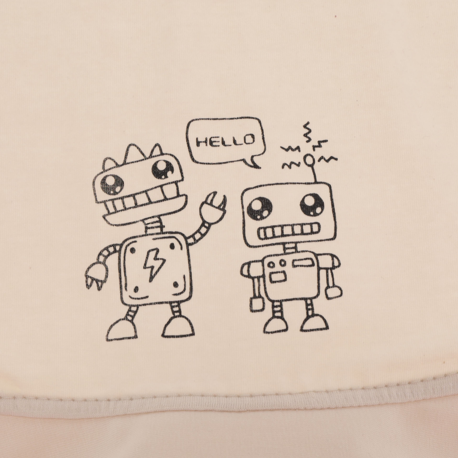 Chusta z daszkiem dla chłopca, beżowa, bawełniana Robik