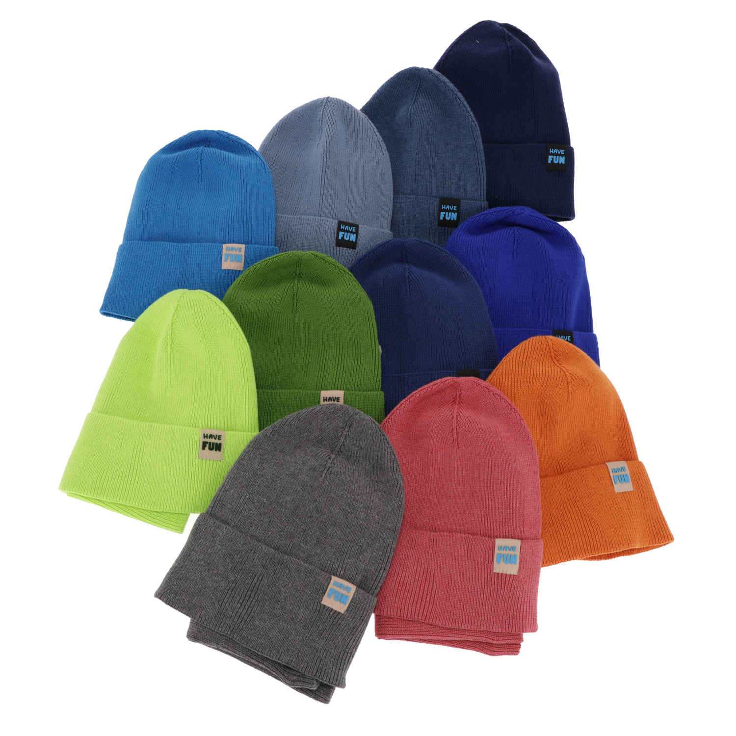 Czapka i komin dla chłopca jesienny, wiosenny komplet, z bawełną, pomarańczowy Ottavio