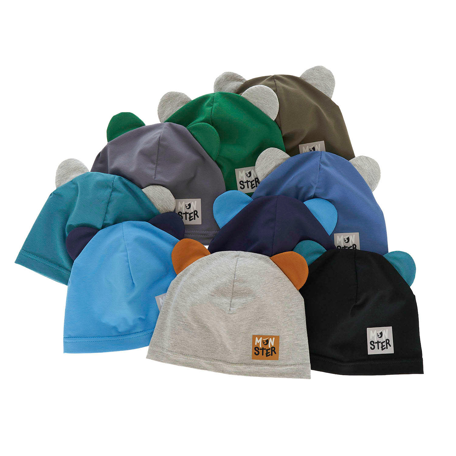 Czapka jesienna, wiosenna dla chłopca, zielona, bawełniana Jugo