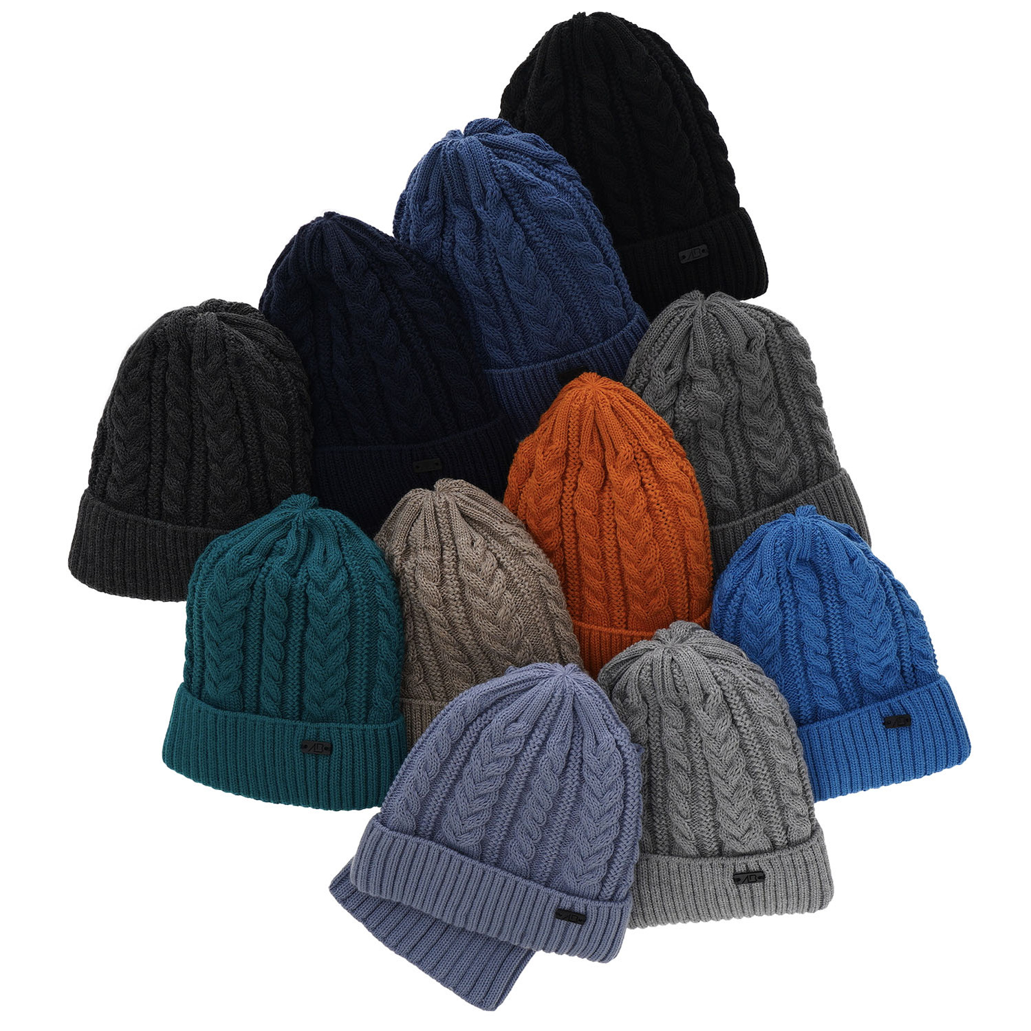 Czapka i komin dla chłopca zimowy komplet, beżowy Colins