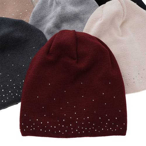 Czapka zimowa damska, camel, z wełną merino, Minerwa