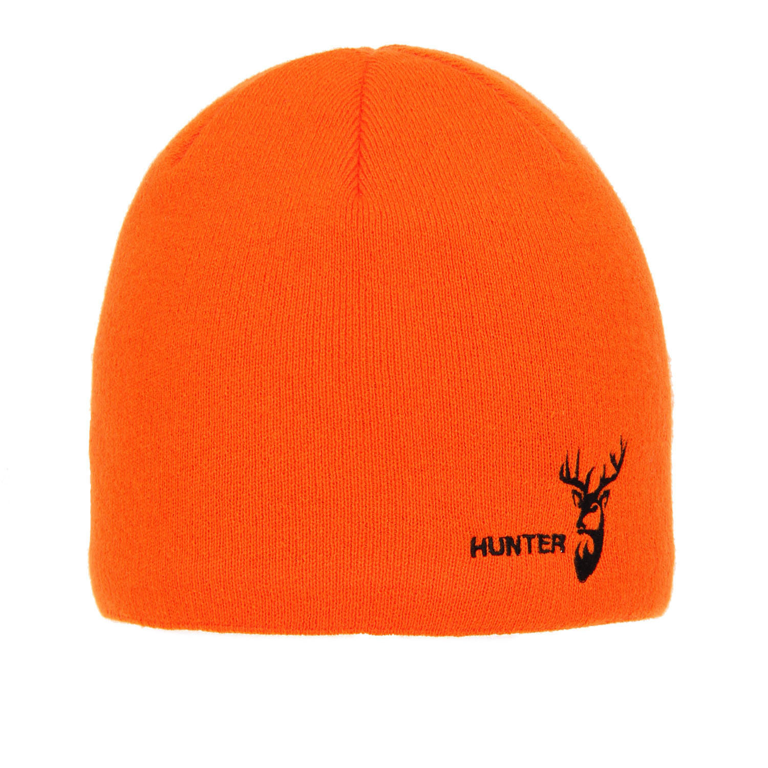 Czapka męska zimowa, pomarańczowa, myśliwska Hunter